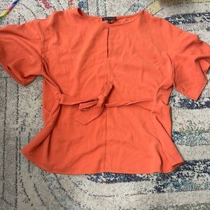 Eloquii tie front top